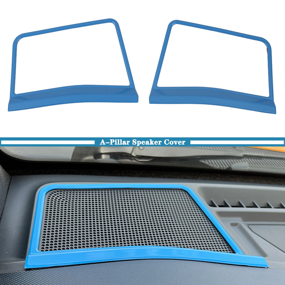 

2 упаковки, передняя центральная консоль автомобиля, защитная рамка для динамика, накладка для Ford Bronco 2021 2022 2023, аксессуары для интерьера