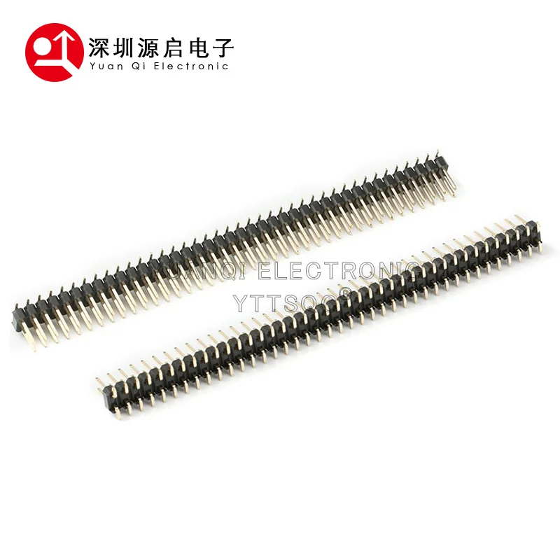 10 Uds SMD SMT 2x2/3/4/5/6/7/8/9/10/12/14/15/16/18/20/40/ PIN Doble fila macho PIN cabezal 2,54 MM PITCH Strip conector 2x6/8/10/20