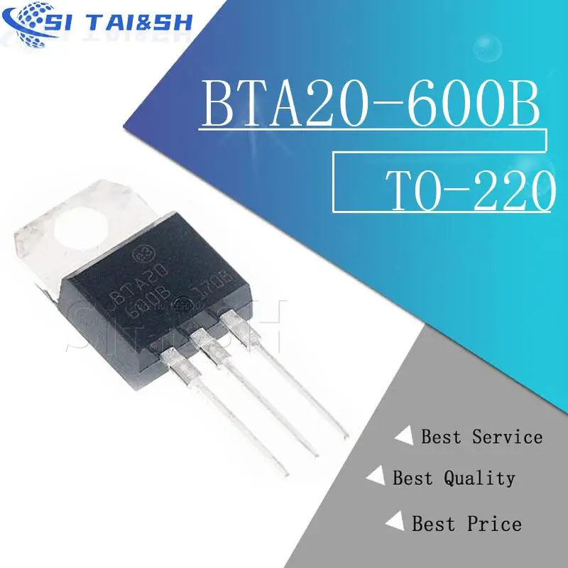 10pcs/lot BTA20-600B BTA20 BTA20-600 20 Amp 600 Volt