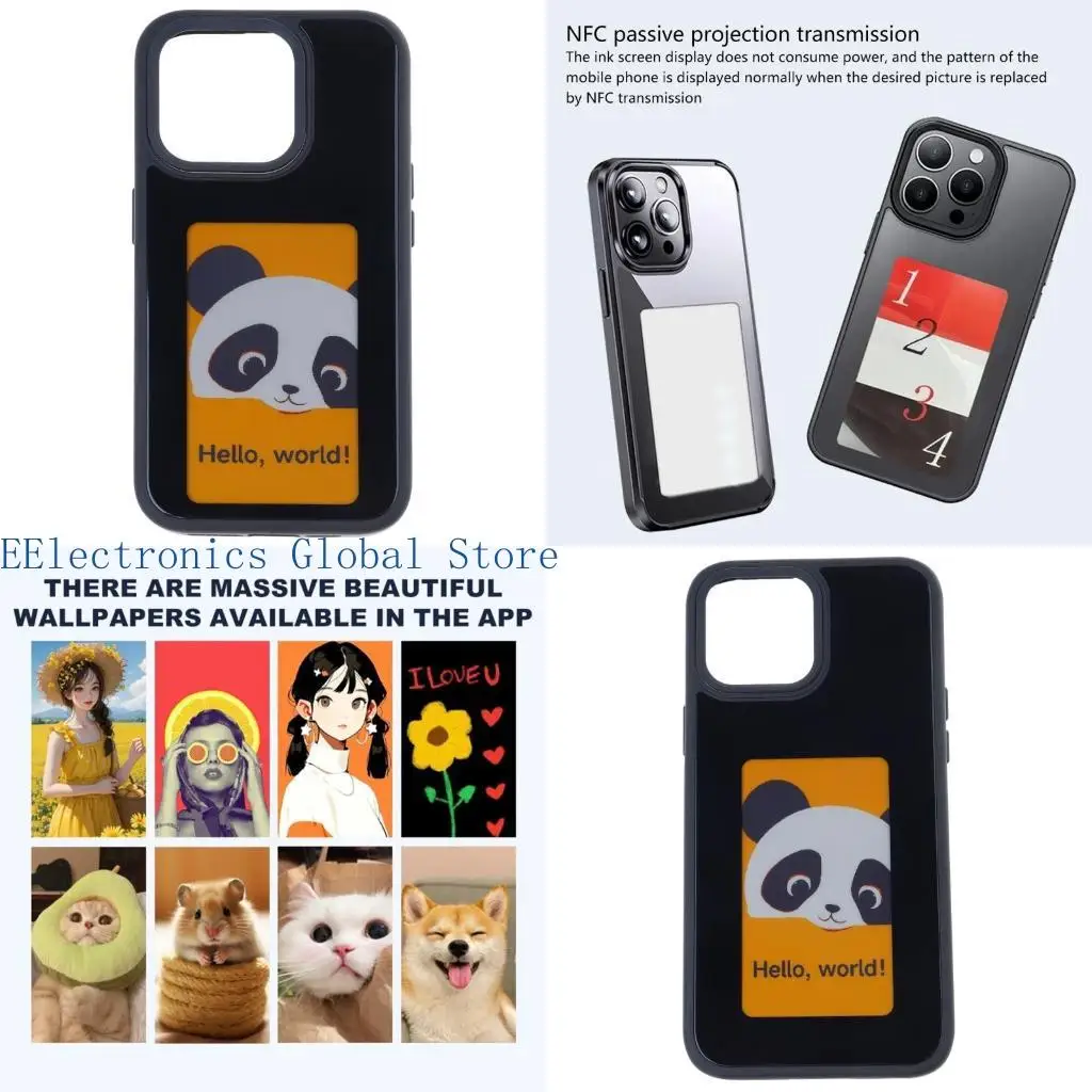 

462B Пользователь определенный чернил экрана настраиваемая защитная обложка с обменом социальными сетями для телефона 14 плюс/15