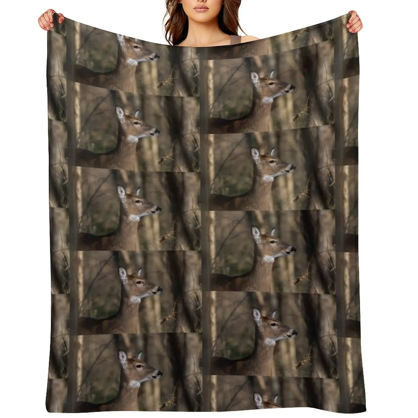 

Doe, A Deer Throw Blanket Soft Beds heavy to sleep Bed Hairy Blankets