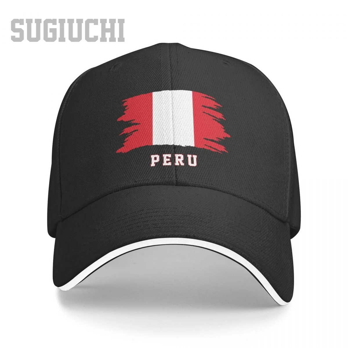 

Unisex Sandwich Peru Flag Peruvian Baseball Cap Men Women Hip Hop Caps Snapback Golf Hat Fishing