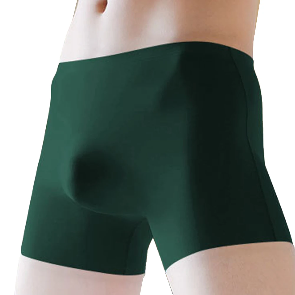 

Brand New Mens Pouch Underpants Breathable Mens Underwear U Convex Codpiece Breathable Material Bulge Pouch Seamless Design