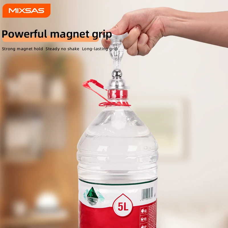 MIXSAS Household Magnetic Door Stopper Wall Protect Floor Silicone Anti-collision Door Holder Touch-Sensitive No-drill Room Home