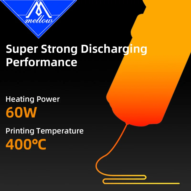 Dysza Hotendu High Flow Mellow HeatCore 4 UHF Lite ALPS z inteligentnym poziomowaniem do drukarki 3D Voron Blv Vzbot Hevort DIY — zdjęcie produktu 3