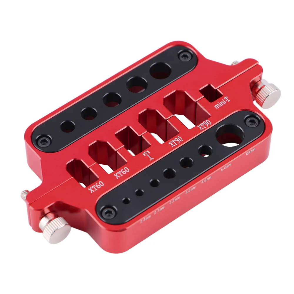 

GLOBACT Multi-Function Heat Insulation Welding Plate Aluminum for XT60 XT90 T Plug Banana Plug Connector RC Tools