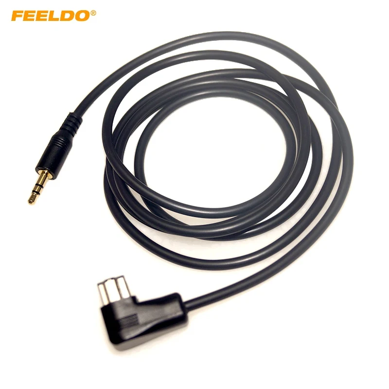 Car Radio Audio 3.5mm Male AUX-IN Adapter Cable for Volkswagen Lavida Skoda Octavia