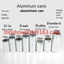 Empty can Aluminum can Aluminum bottle Aluminum cup Beverage Beer can Craft soda Aromatherapy packaging