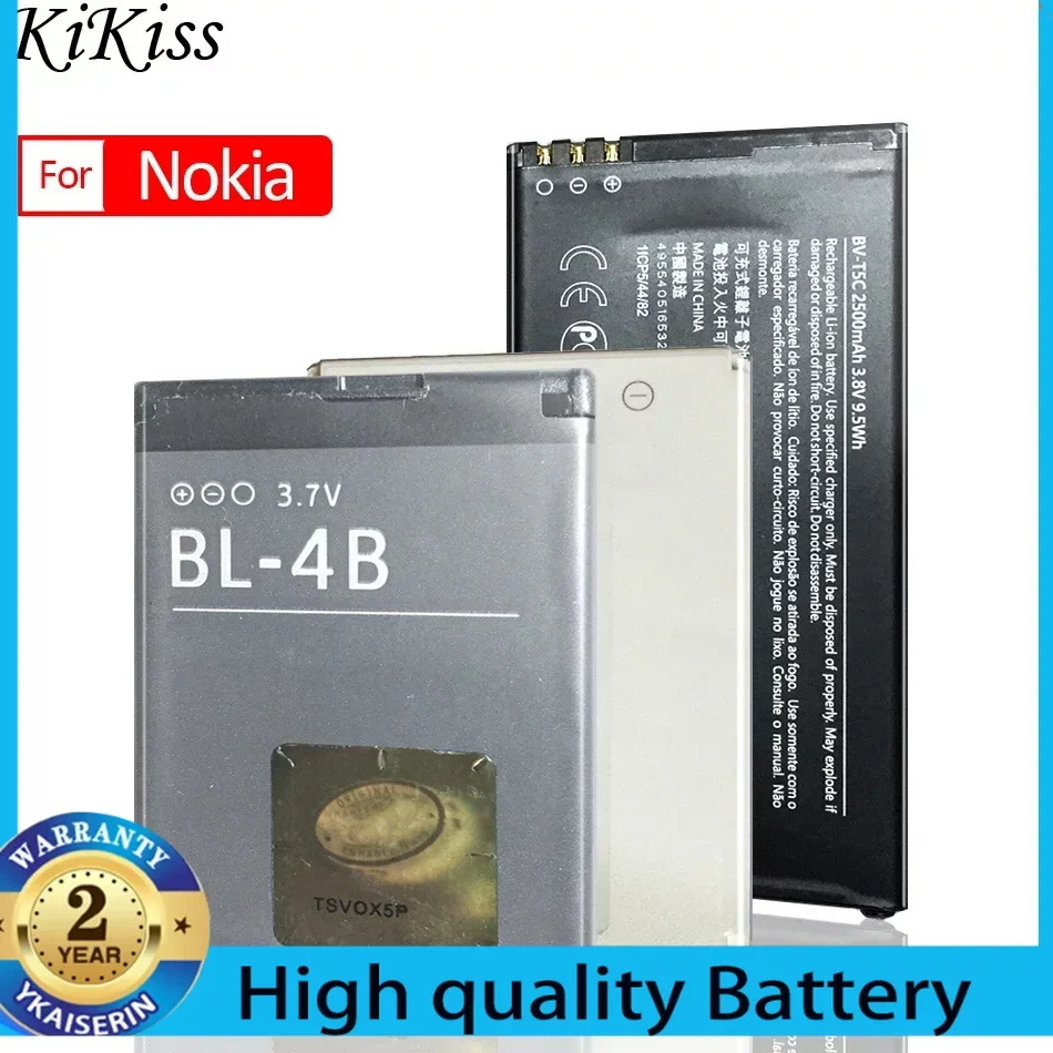 Battery BL 4B/5C/5CA/5CT BLC-2 BLC-3 BP 5M/6X HE316 HE328 HE347 HE354 For Nokia 6 7 8 9 2505 N71 1200 6730 3410 2100 5700 8800