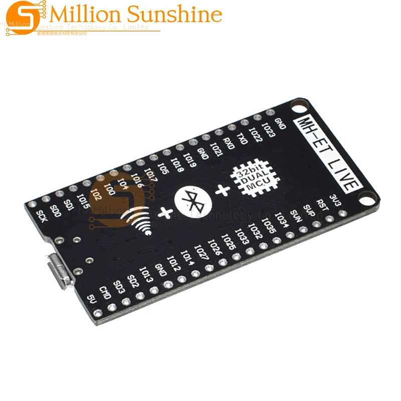 لوحة تطوير ESP32 LIVE ، واي فاي وبلوتوث ، استهلاك طاقة منخفض للغاية ، ثنائي النواة ، على غرار ESP8266 ، CH9102X