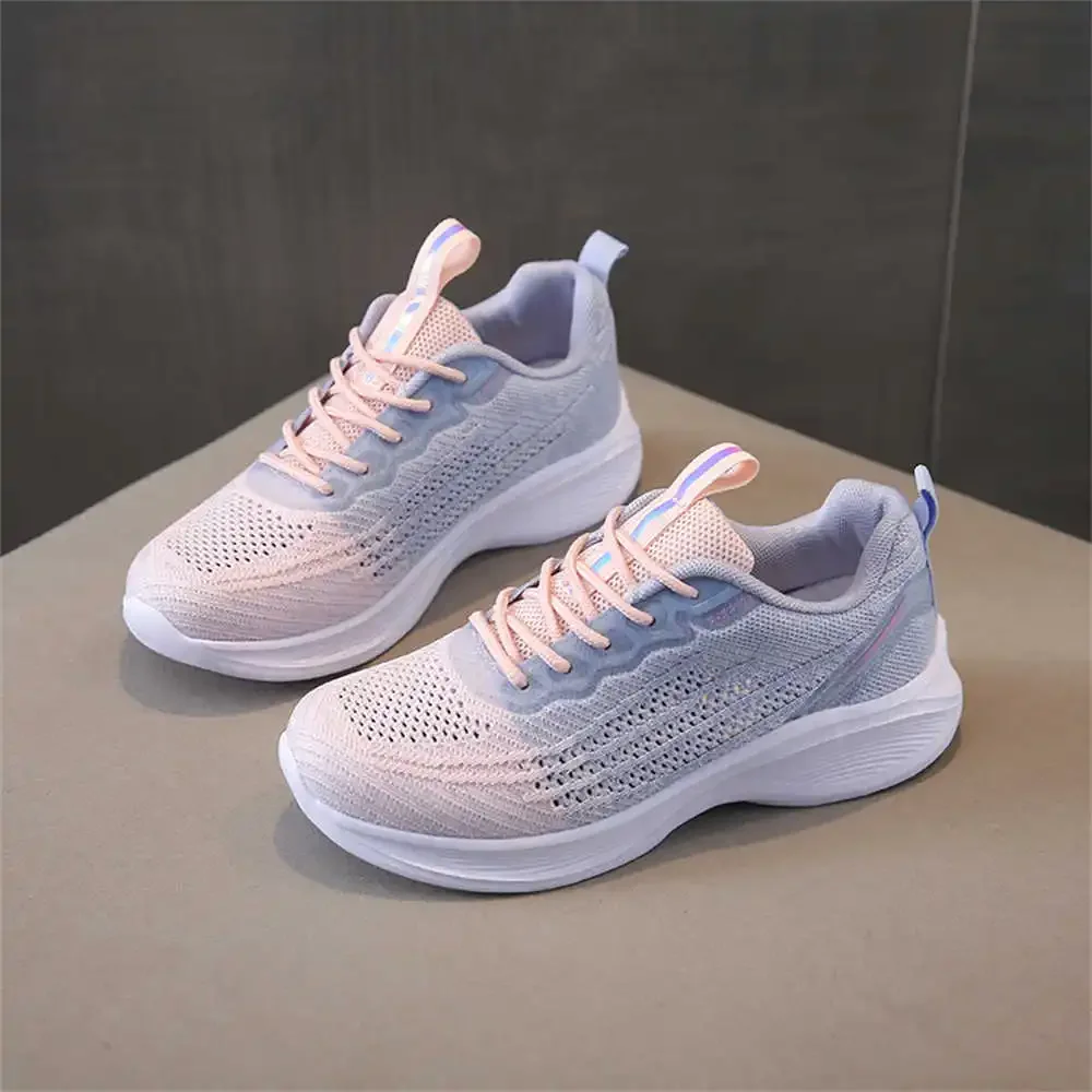 With Ties Light Weight Travel Kit Flats Women's Sneakers 38 Black Sport Shoes Women Industrial Sewing New Style Funky