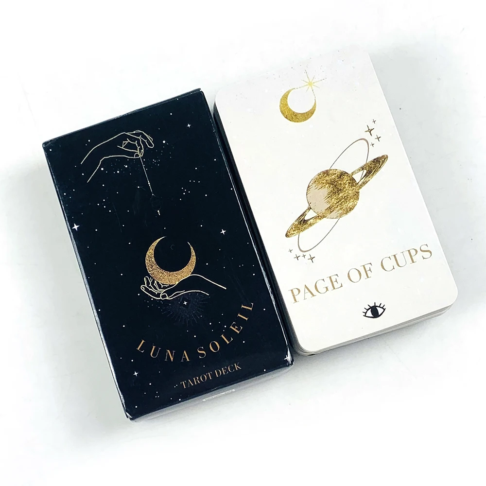 Baraja de tarot Luna Soleil Starry Dreams, cartas de astrología celestial, ideales para adivinación, meditación y juegos de fiesta