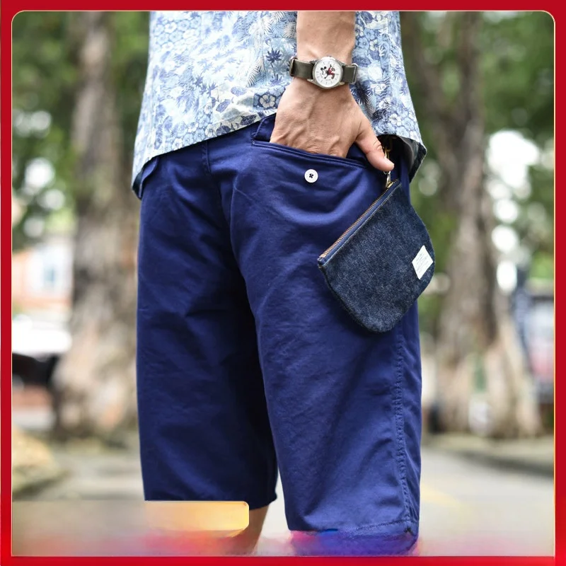 

Retro Cotton Shorts Men's Casual Pants Youth Vitality Style Other Casual Scenarios Straight Leg Short Length SauceZhan