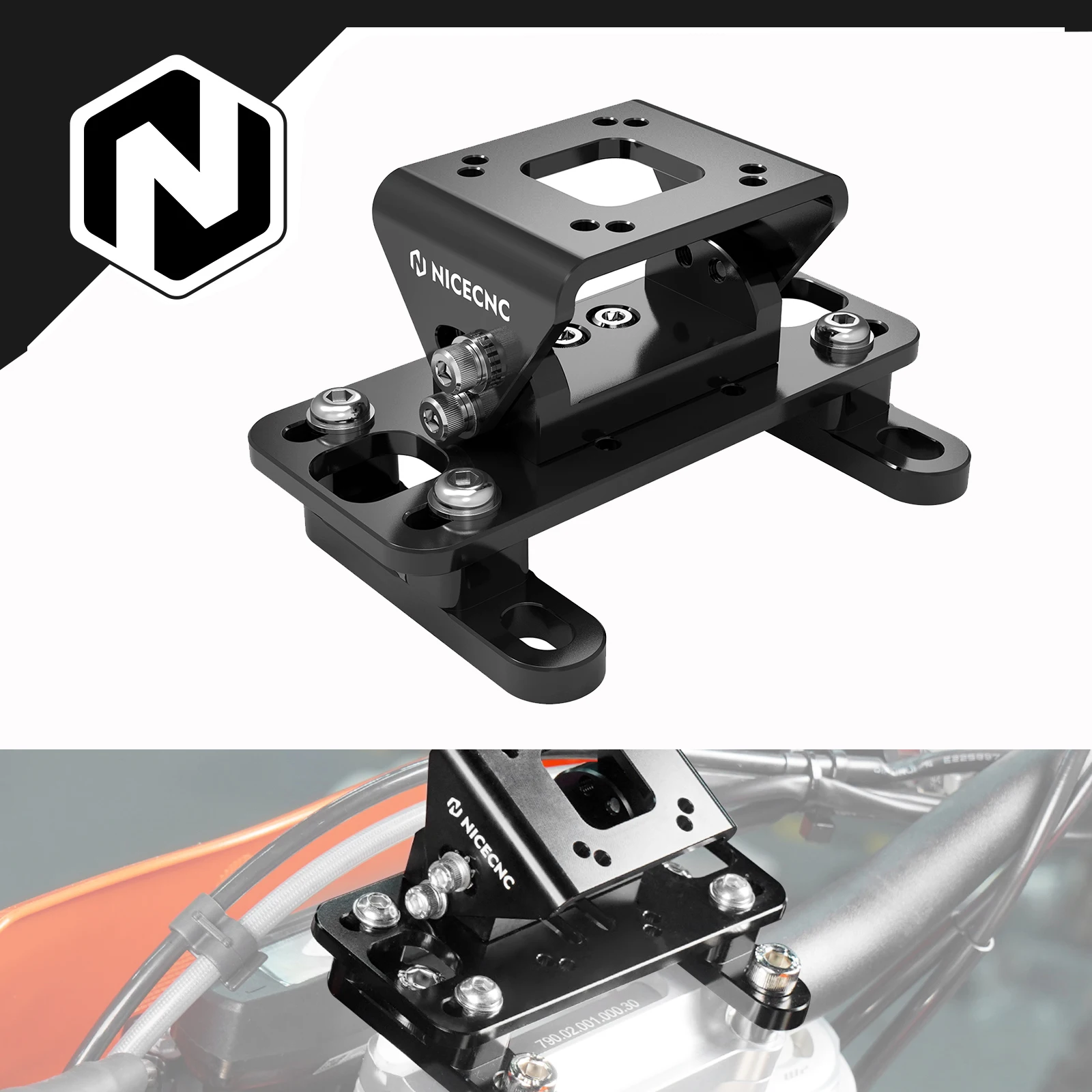 

NIECCNC For KTM 690 Enduro R SMC SMCR 2008-2023 Adjustable Phone GPS Mount Bracket 390 790 890 990 950 1050 1190 1290 ADVENTURE