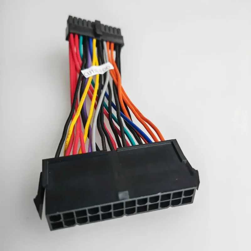 Nowy ATX PSU standardowy 24Pin żeński na Mini 24P męski wewnętrzny konwerter zasilacz kabel do DELL 780 980 760 960 PC