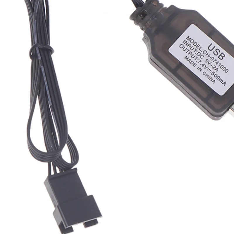 1PCS 7.4V SM-4P Plug USB Charger For DE36W DE65 HM202 EC08 EC16 RC Car M416 Electric Gel Ball Blaster Battery Charger