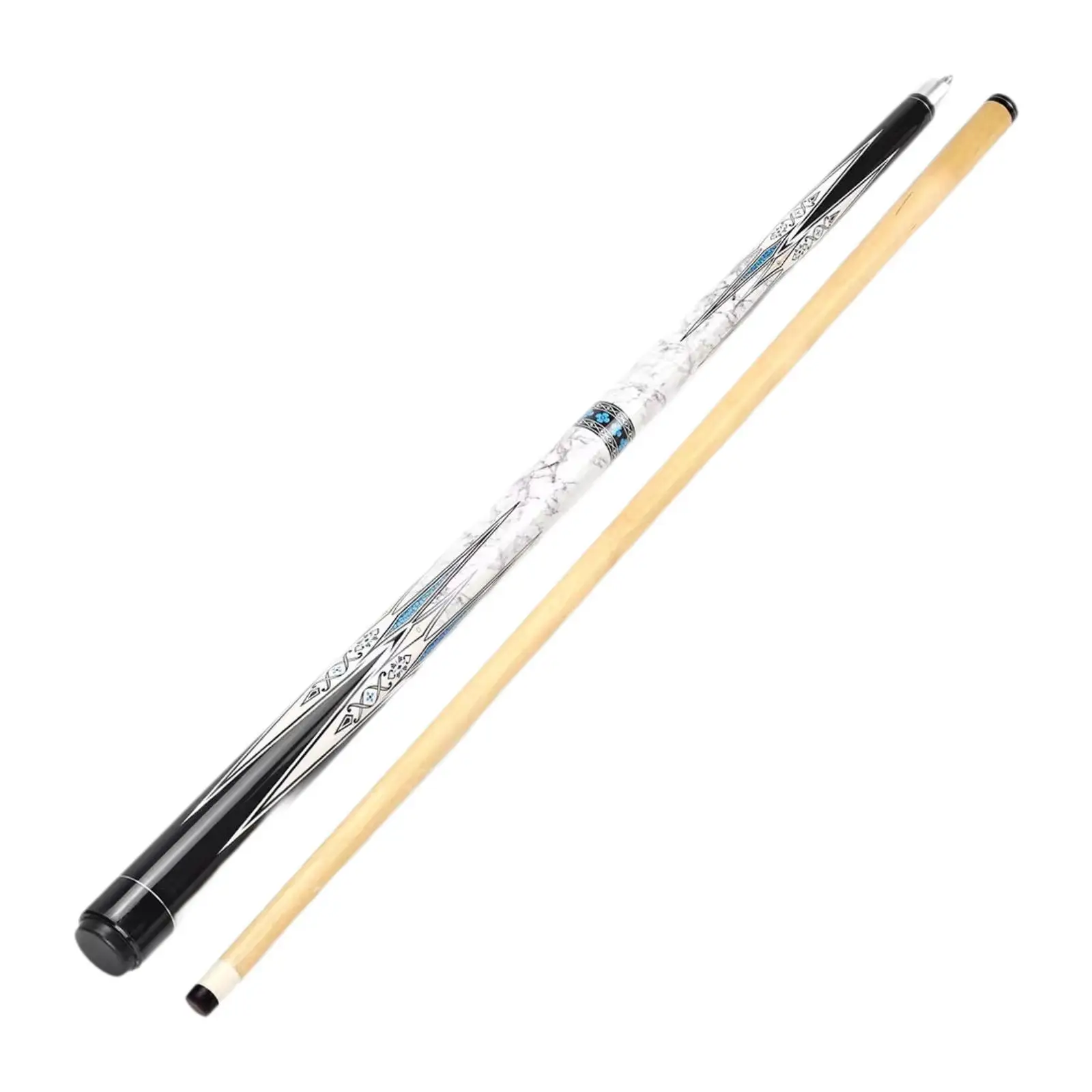 

1/2 Split Billiard Cue Billiard Stick Replacement Trendy 1/2 Segmented Pool Stick Snooker Cue for Game Practice Home Starters