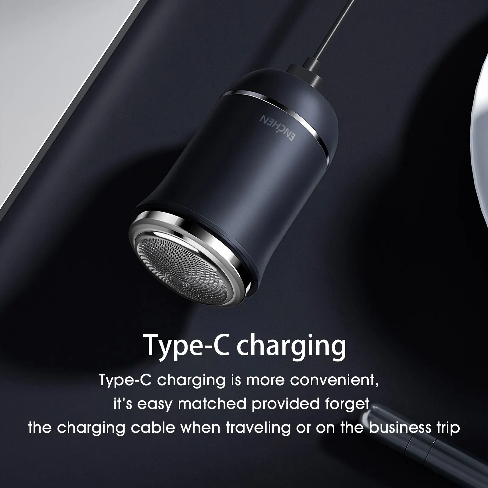 ミニシェーバー電気かみそりウェットドライデュアル使用ipx6防水男性用ひげ機タイプ-c充電式