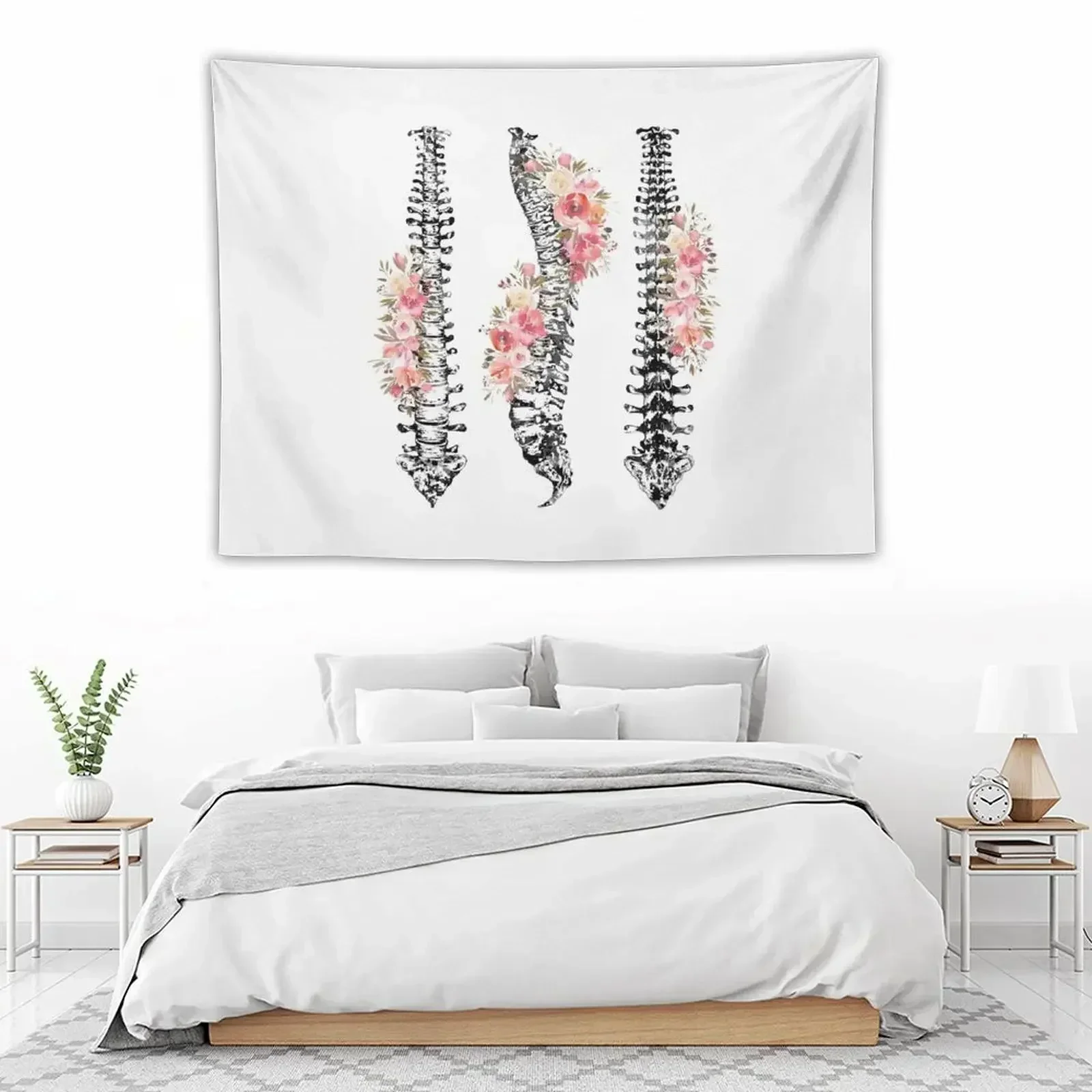

Human Spine Tapestry Wallpaper Bedroom Wall Hanging Decor Tapestry