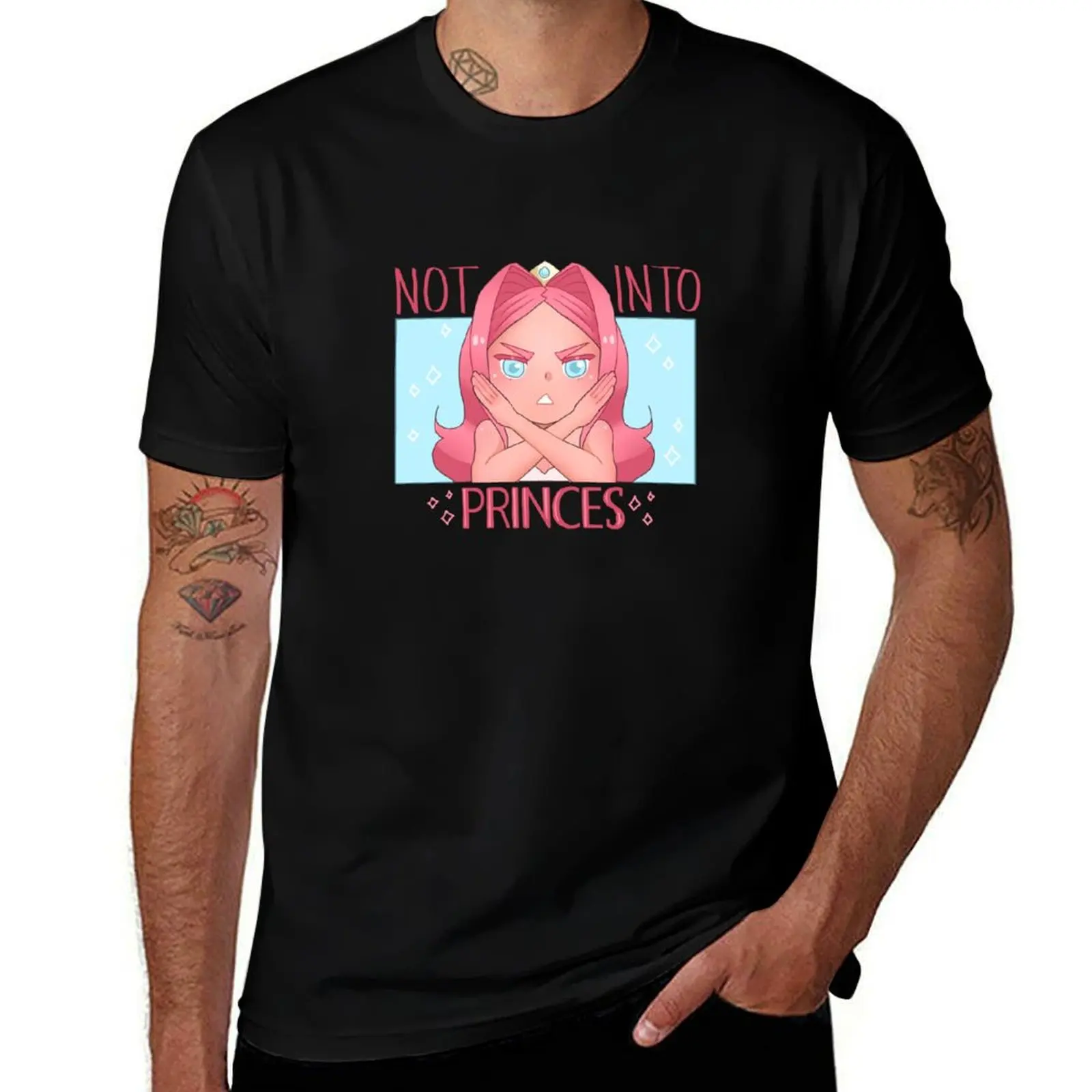 

Sapphia is Not Into Princes T-Shirt cotton t shirt man man t shirts high quality luxury brand T-Shirt
