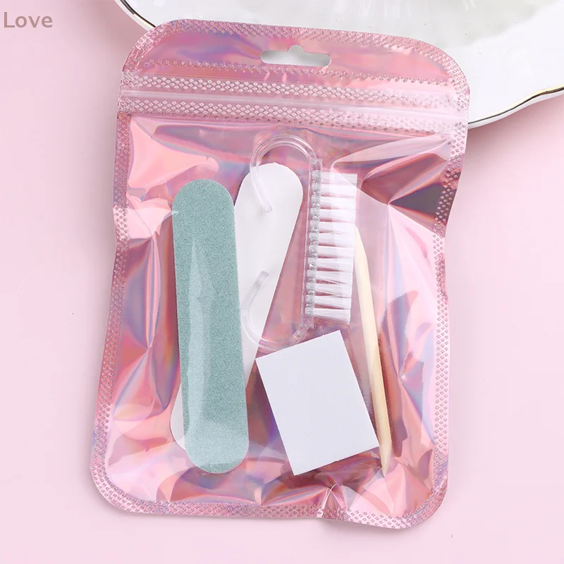 [L&P] Nail Art Kit mit Feilenpuffer, Schleifen, Polieren, Blöcke, Maniküre, Staubpinsel, Schwamm-Set für den Heimsalon