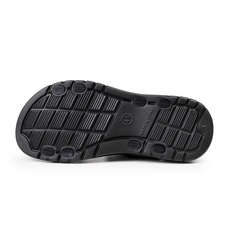 Sandalias de verano para hombre, zapatillas deportivas informales para exteriores, zapatos romanos transpirables antideslizantes de cuero PU,