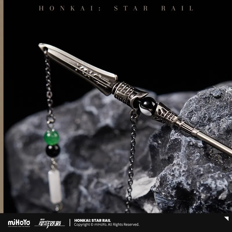 Dan Heng Haarspeld Honkai Star Rail Officiële Merch miHoYo Originele Authentieke Dan Heng·Imbibitor Lunae Thema's Serie Haarspeld Cadeau ﻿