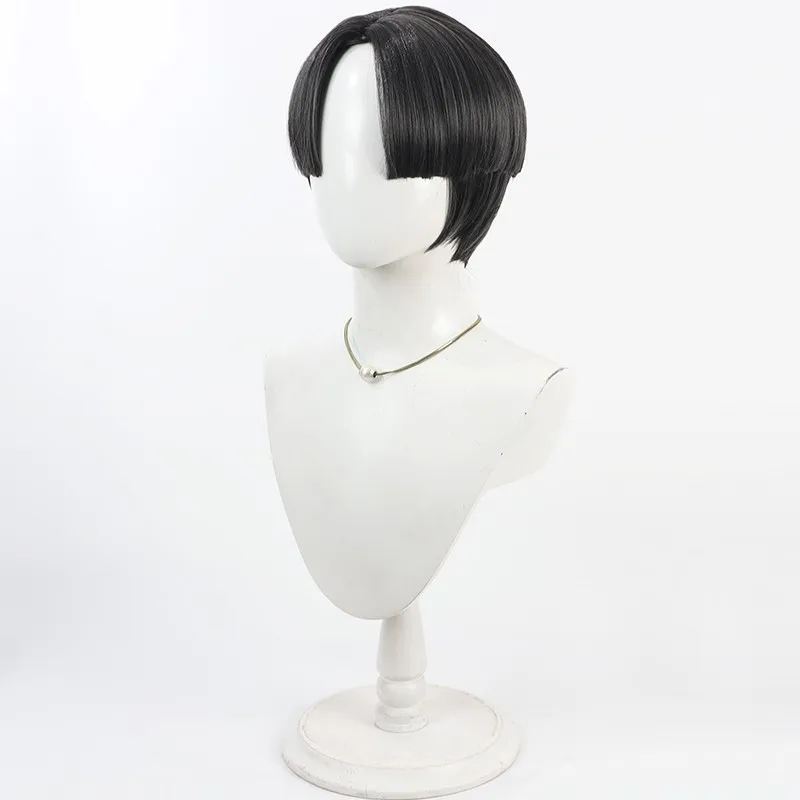 Hundred Days War Final Defense Academy Maruko Le cosplay wig dark green bowl cut scalp Halloween gift