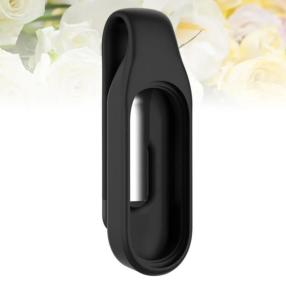 

1Pcs Steel Clip Buckle Silicone Cover for 3 4 Protective Case Bump Proof Scratch Resistant Smartwatch Sleeve with