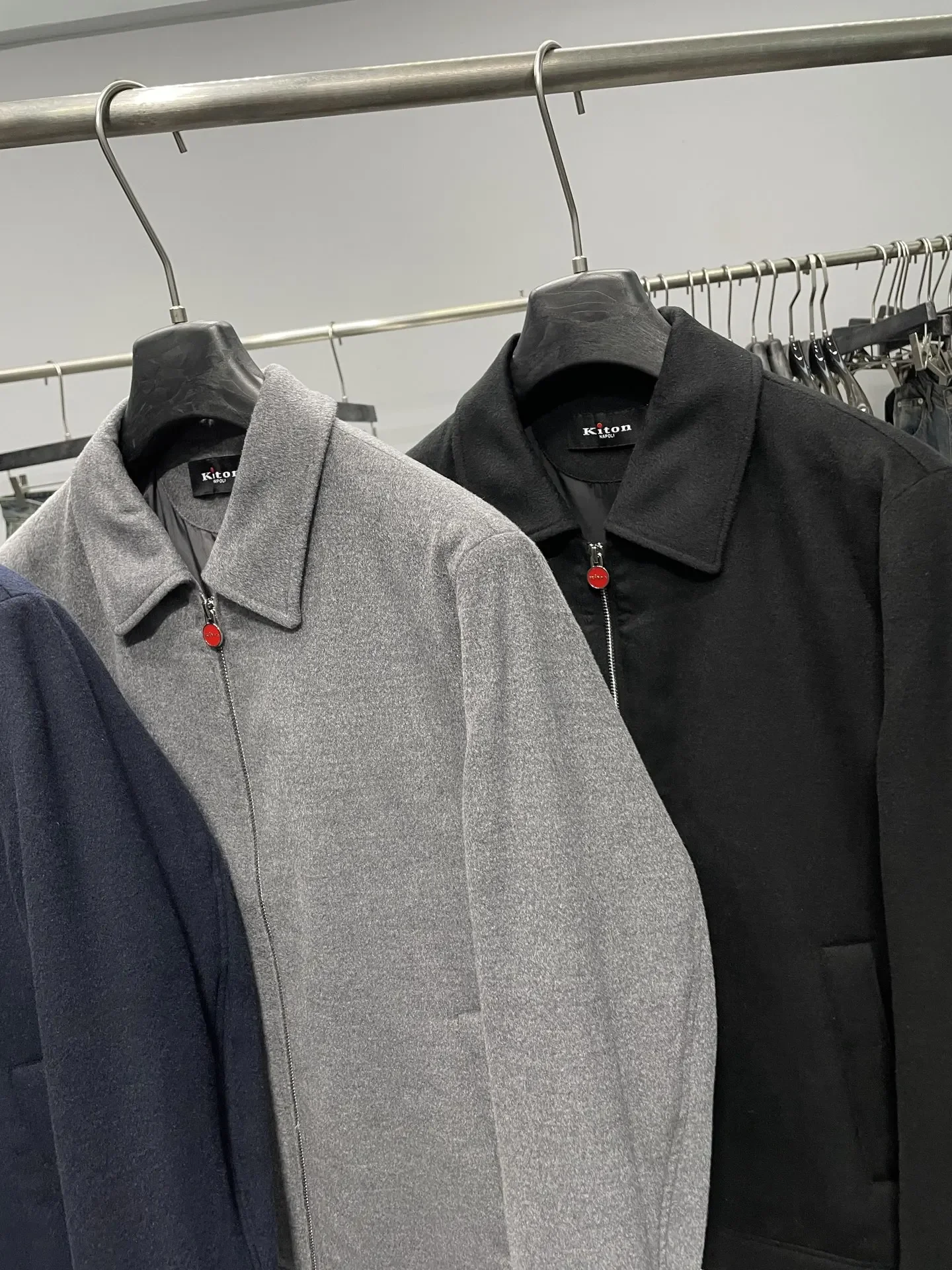 

KITON 25AW Autumn wool-blend lapel jacket