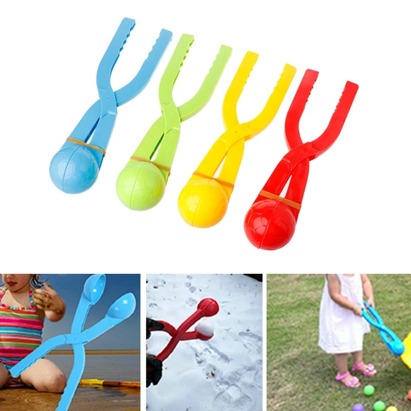 Kids Plastic Thickened Maker Clip Pliers Former Fights Tool Snow