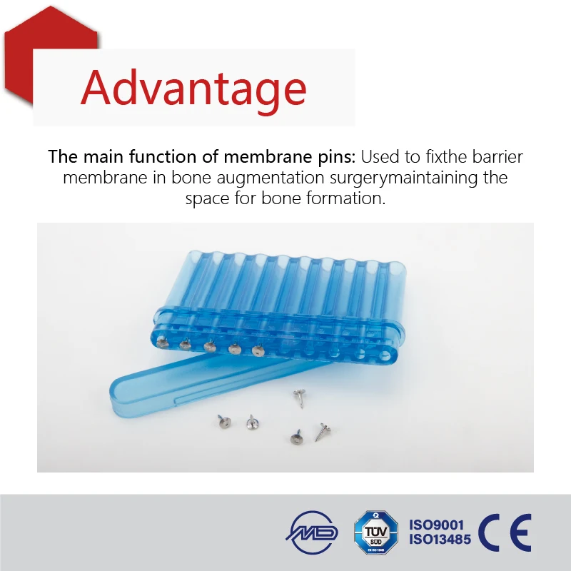 Double Yang Dental Master GBR Bone Nail Kit - Left-handed Thread 7/8/10 Size, Implantable Artificial Organ, Level 3