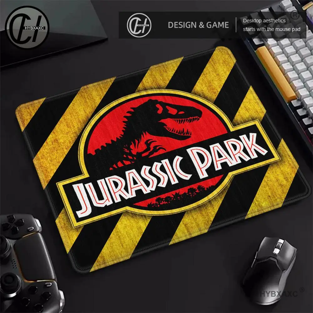 J-Jurassic-Park Mouse Pad Small Mouse Pad Desk Pad Desktop Computer Keyboard Wireless Mouse Boy Girl Gift for Play games