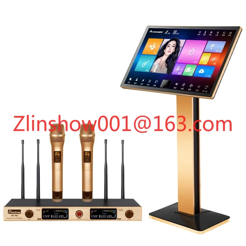 21.5 inch Karaoke Player Wifi Touch Screen 8TB Karaoke Machine AI Function Professional KTV All in One Singing Karaoke System