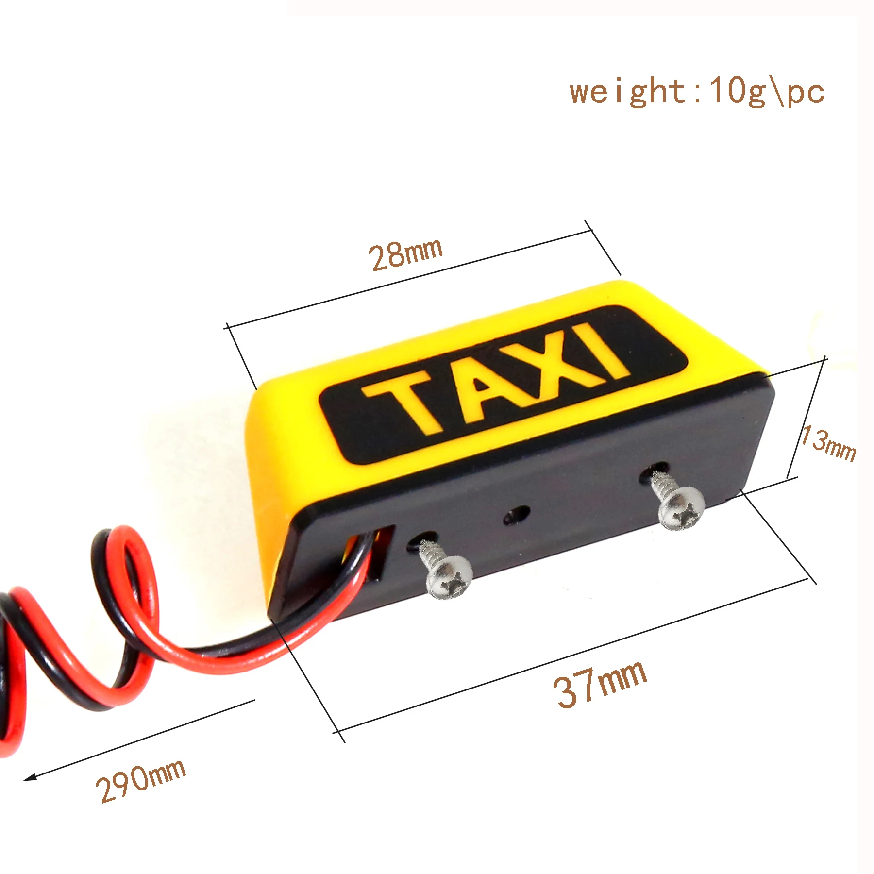 RC Model LED Lamp Lights Taxi for RC Car 1/10 1/24 Tamiya Tractor 1/10 RC Car TRX4 SCX10 1/14 Truck Upgrade Option Parts