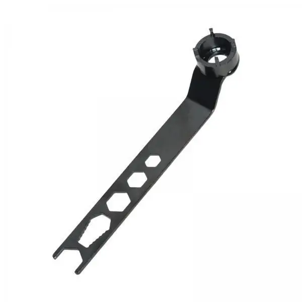 Compact Steel Angle Grinder Spanner 4 Claw Flange Nut Wrench Ergonomic Handle for Fast Repairs