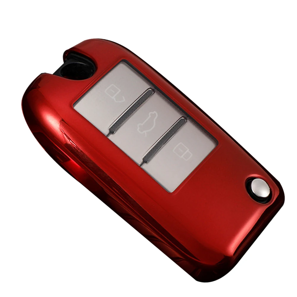 

Protective Key Cover for Car Keys of For Roewe RX5 For MG3 For MG5 For MG6 For MG7 For MG ZS with Folding Feature
