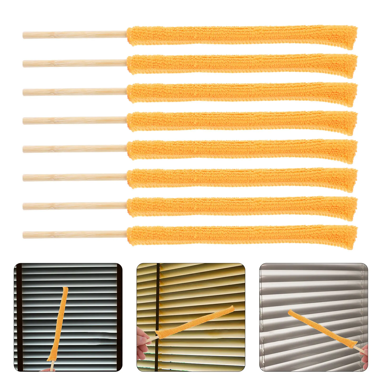 12Pcs Multifunction Cleaning Brush Set for Ac Vents Blinds Shutters Gaps Small Portable Lightweight Dust Removal Home Office Car