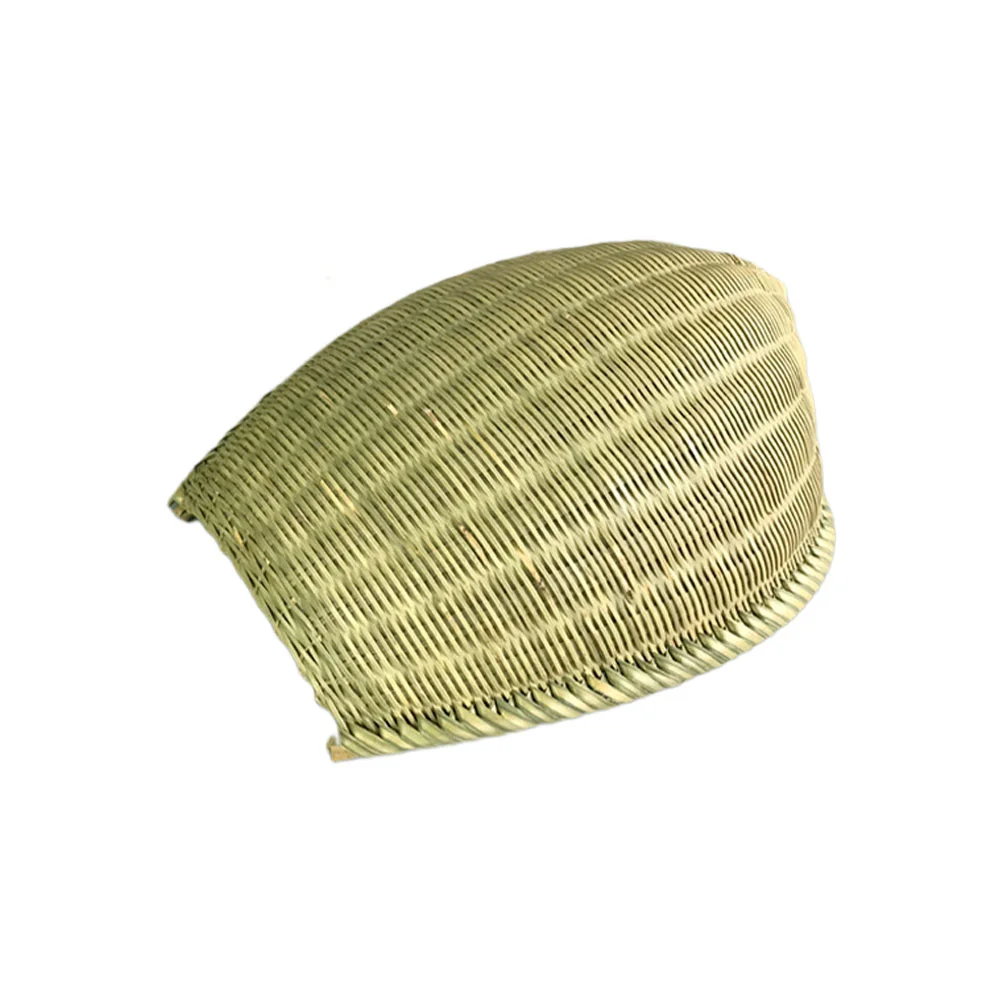 

Open Dustpan Vegetables Draining Basket Kitchen Supply Colander Multipurpose Drying Bamboo Woven Food Tray