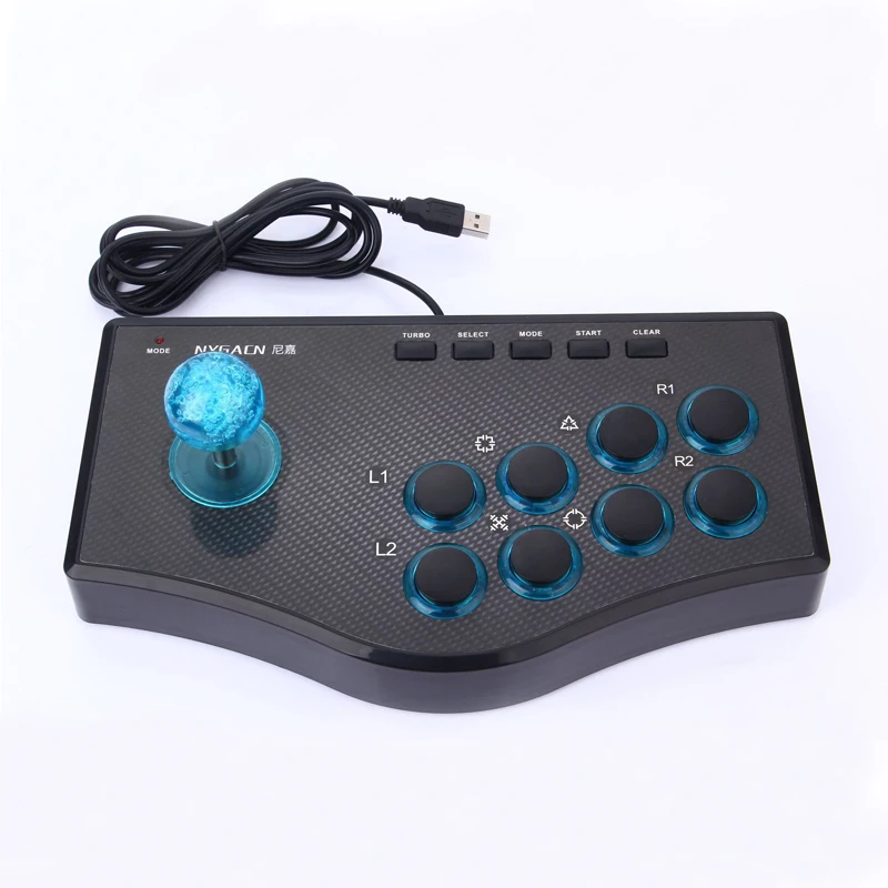 For PS3/PC Gamepad Battle Stick Android Plug USB Joystick Game Controller Arcade Joystick