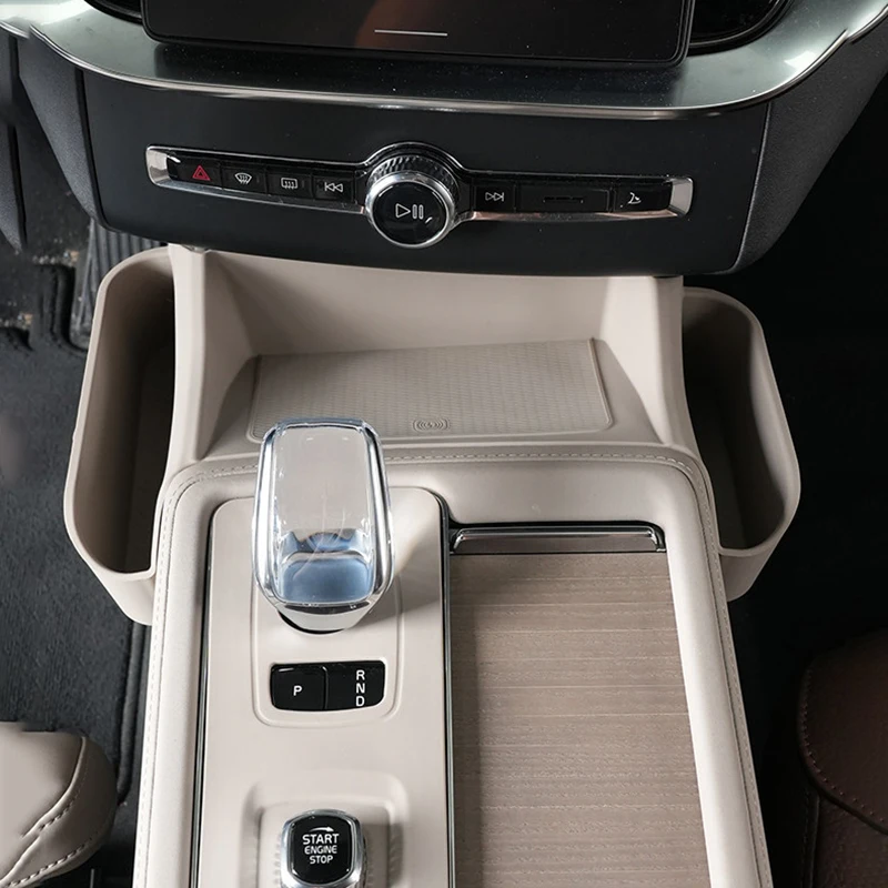 Car Central Control Gear Storage Box Storage Bag For Volvo XC90 2026 2027 Interior Decoration  Accessories