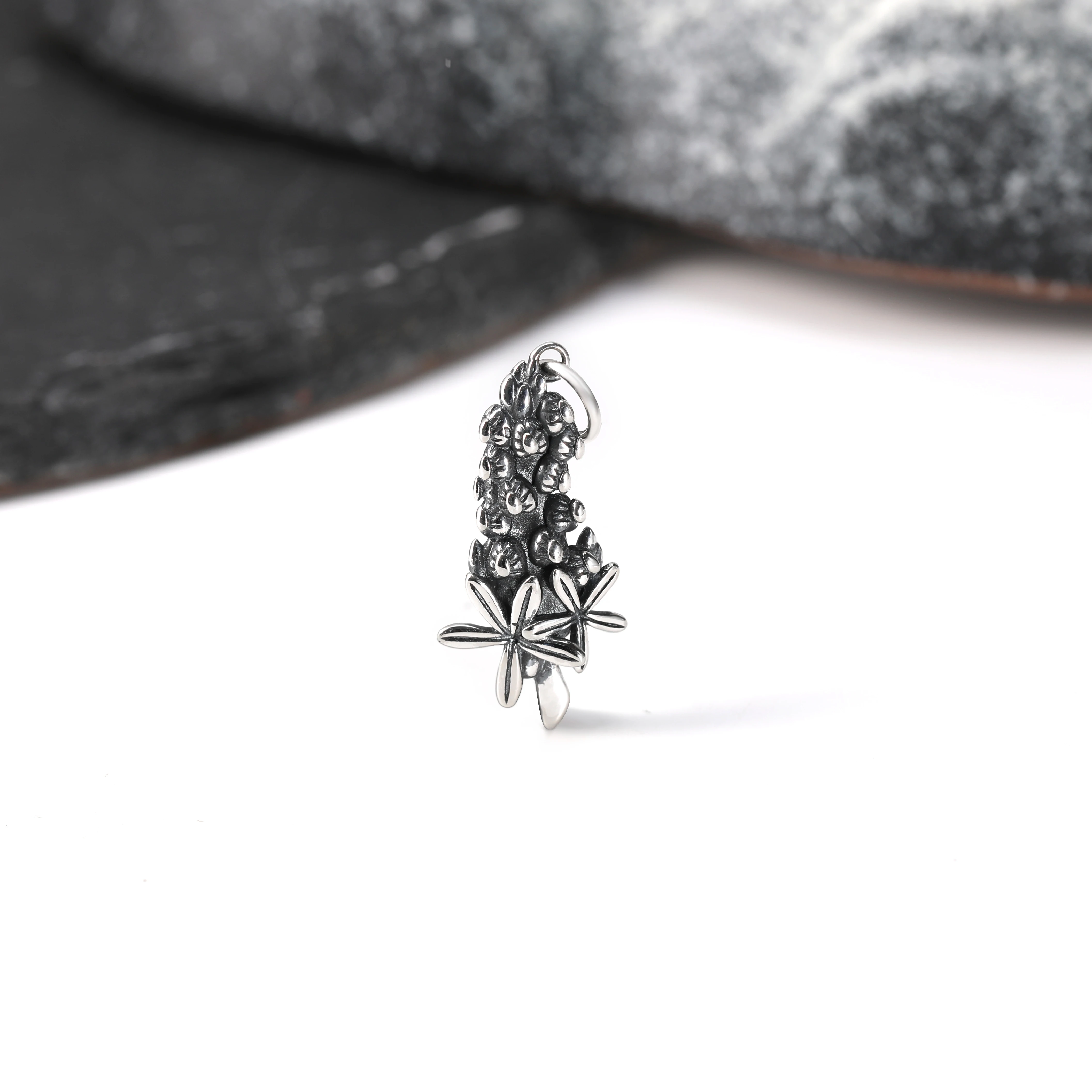 

DJ419 подлинное серебро 925 пробы модный кулон James Avery Bluebonnet