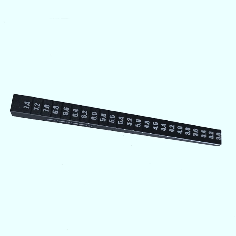 Ruler Metal Measuring Tools Bottom Stop Ruler Vehicle Height Gauge For 1/10 Rc Touring Car & Drift Car