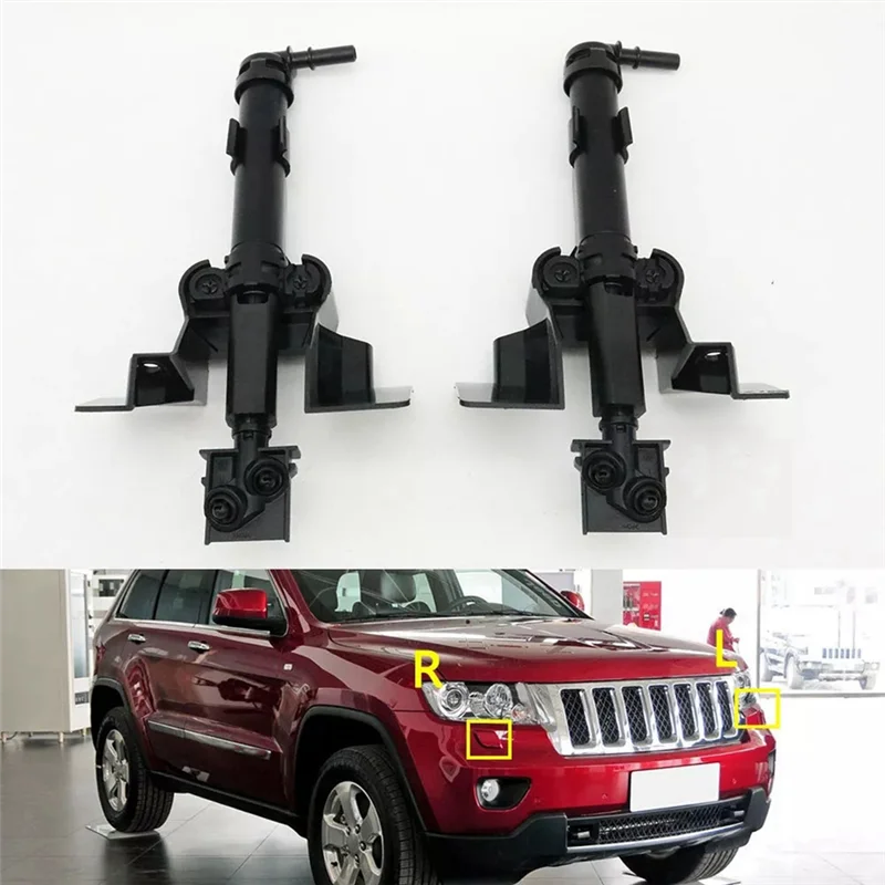 

WF-Car Headlight Water Nozzle For Jeep Grand Cherokee 2011-2013