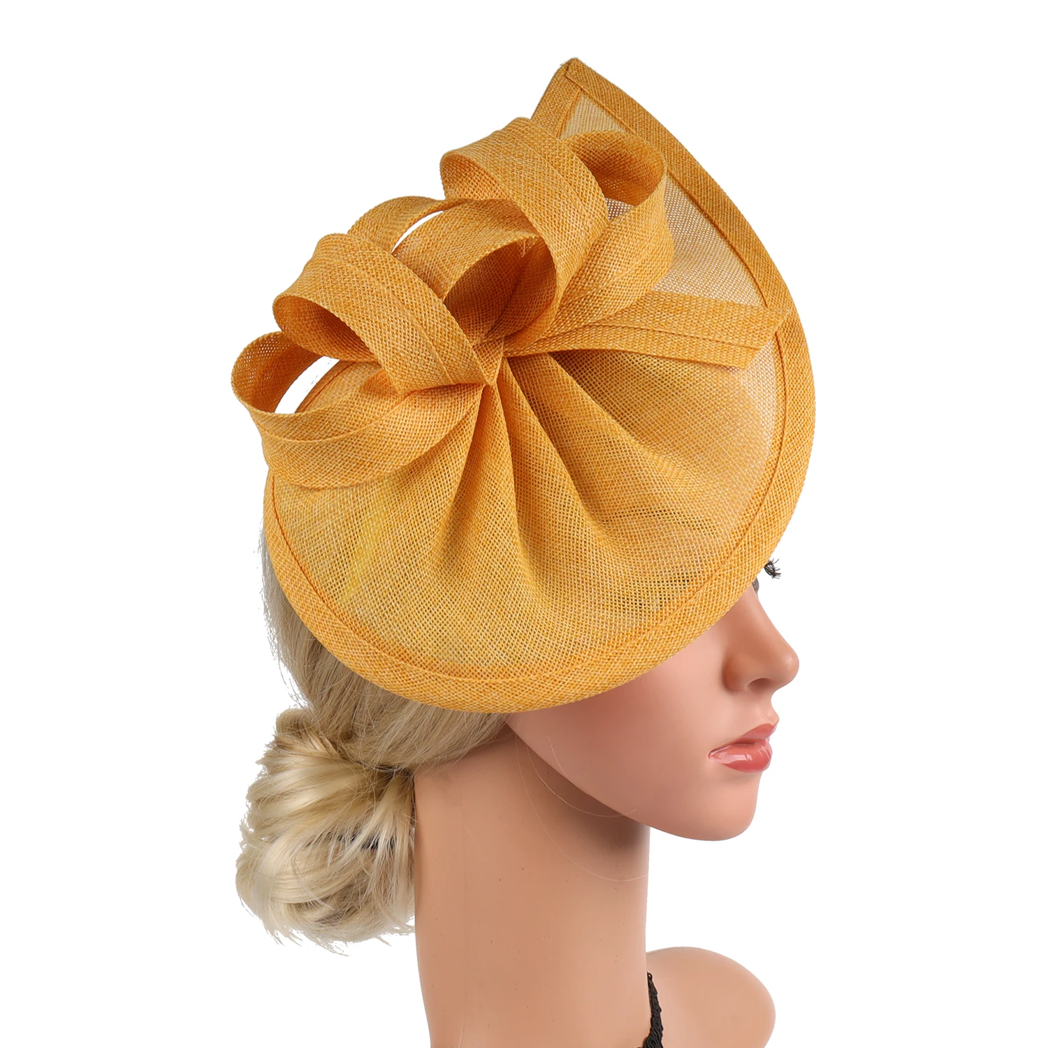 Neuer Cocktail-Teeparty-Fascinator-Stirnband Vintage Kentucky Derby Schleifen-Fascinator für Hochzeiten und Frauen – Detail 6