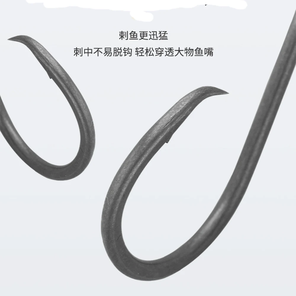 Heavy Circle SS Seawater Hook High Carbon Steel TEFLON Coating Anti corrosion Iron Plate Hooks For Fishing Accessories