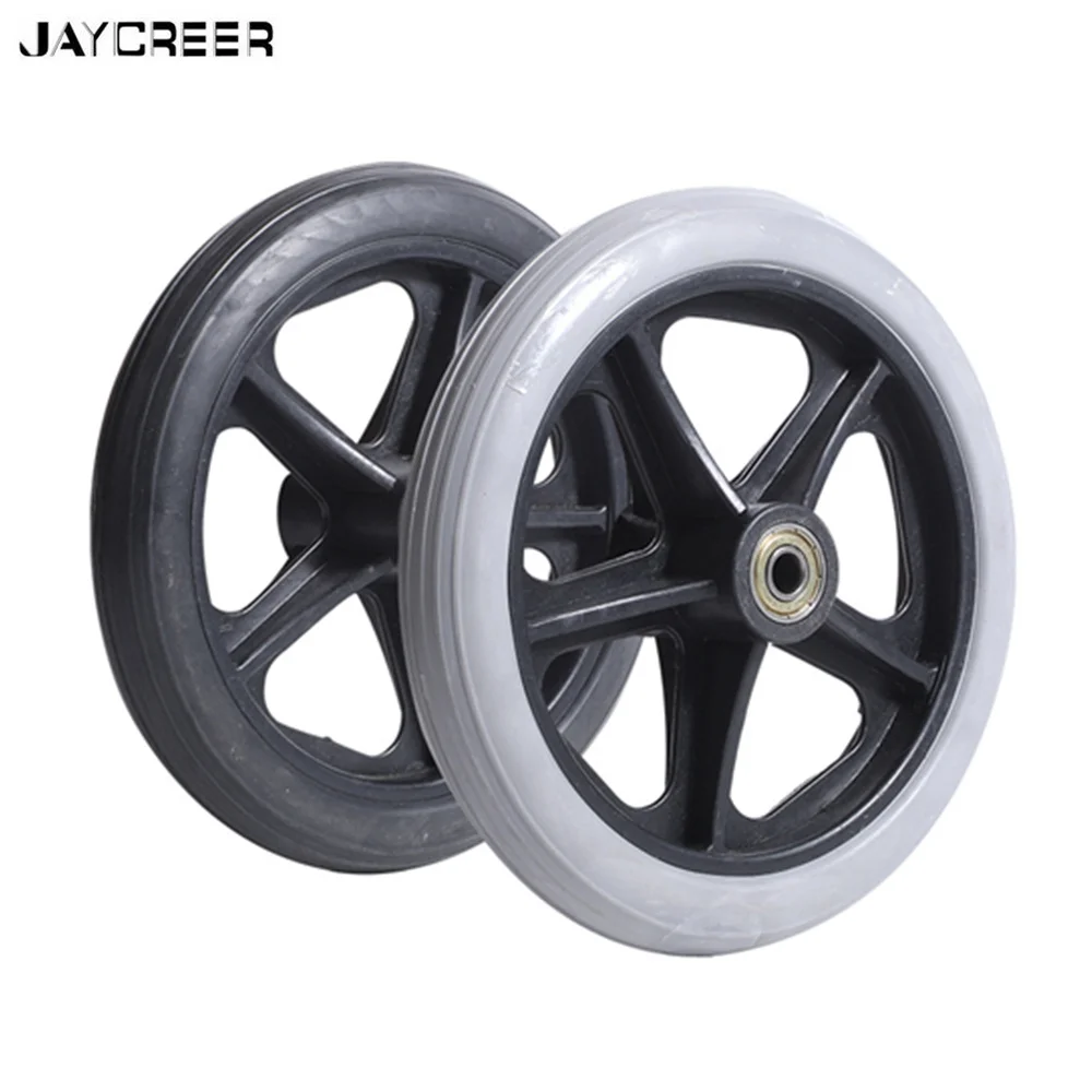 JayCreer 6/7/8 Inch Wheel Replacement For Wheelchairs, Rollator Walkers