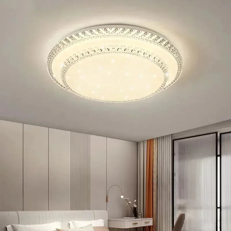 Modern LED Ceiling Lamp for Bedroom Living Dining Room Study Simple Acrylic Chandelier Home Decoration Lighting Fixture Luster