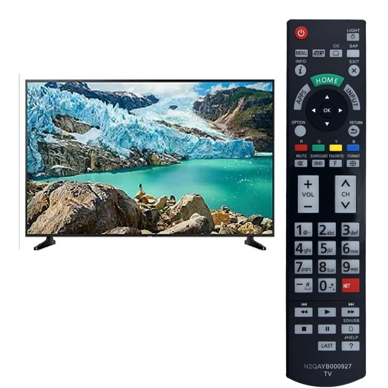 Replaced N2QAYB000927 Remote For Panasonic 4K HD TV TC58AX800U TC65AX800U TC65AX900U TC85AX850U TC58AX800U TC65AX800U