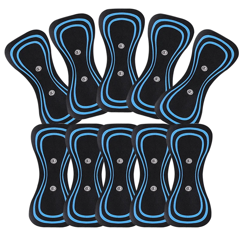 EMS Neck Massager Electrode Pads TENS Muscle Stimulator Gel Patch Accessories Trainer Exerciser Replacement Stickers for Health